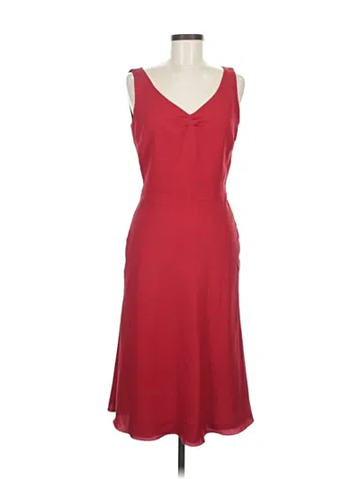 Pre-owned Zara Basic Cocktail Dress In Red
