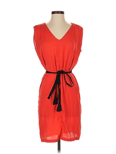 Pre-owned Zara Basic Cocktail Dress In Red
