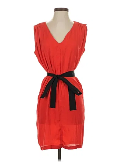 Pre-owned Zara Basic Cocktail Dress In Red