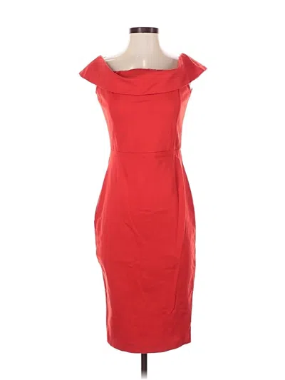 Pre-owned Zara Basic Cocktail Dress In Red