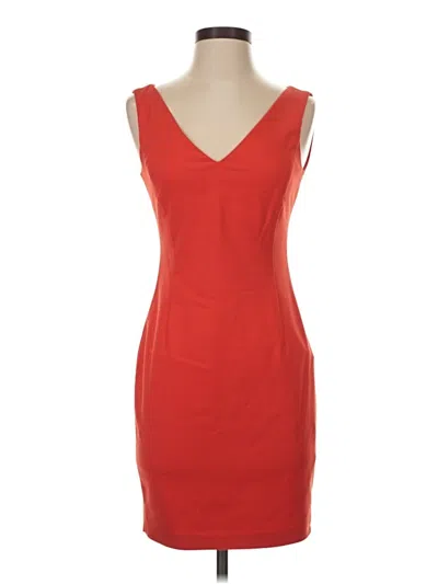 Pre-owned Zara Basic Cocktail Dress In Red