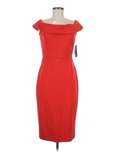 Pre-owned Zara Basic Cocktail Dress In Red