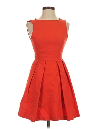 Pre-owned Zara Basic Cocktail Dress In Red