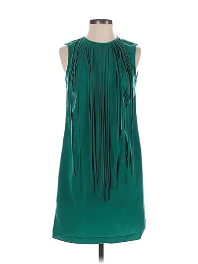Pre-owned Zara Basic Cocktail Dress In Teal