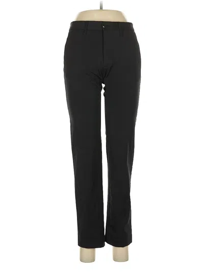 Pre-owned Zara Basic Dress Pants In Black