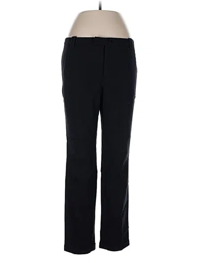 Pre-owned Zara Basic Dress Pants In Black