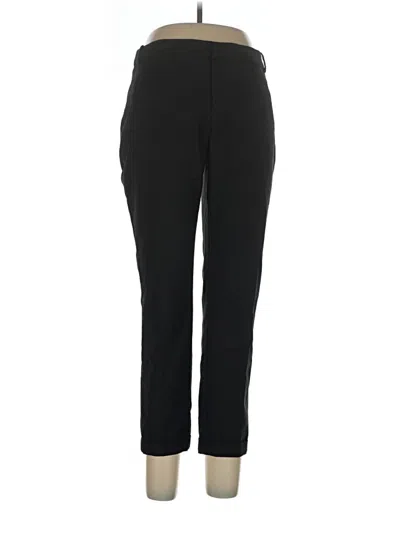 Pre-owned Zara Basic Dress Pants In Black