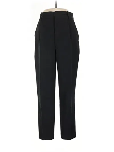 Pre-owned Zara Basic Dress Pants In Black