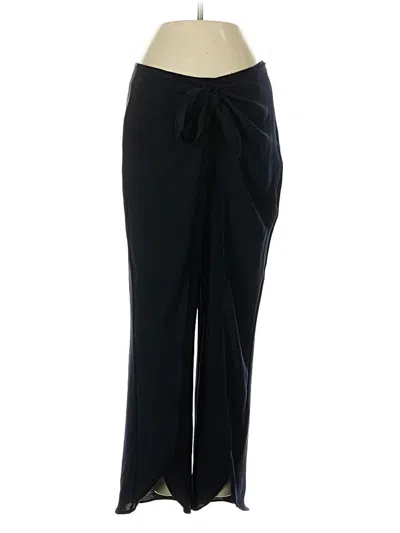 Pre-owned Zara Basic Dress Pants In Black
