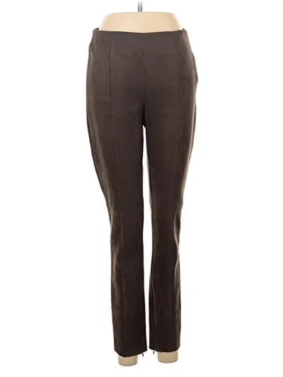 Pre-owned Zara Basic Dress Pants In Brown