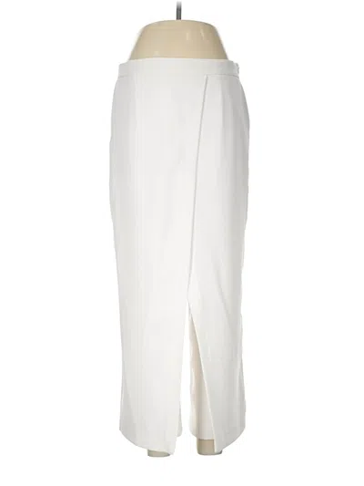 Pre-owned Zara Basic Dress Pants In Ivory