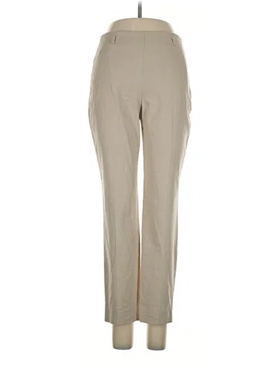 Pre-owned Zara Basic Dress Pants In Tan