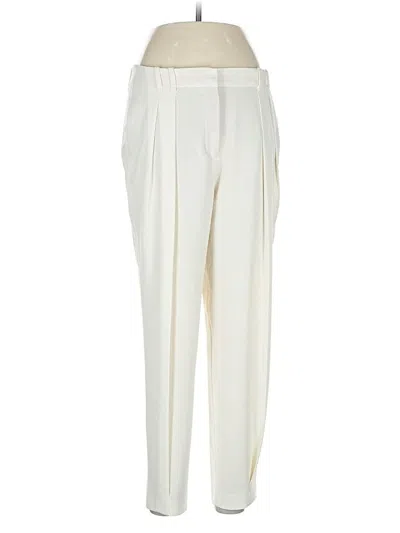 Pre-owned Zara Basic Dress Pants In White