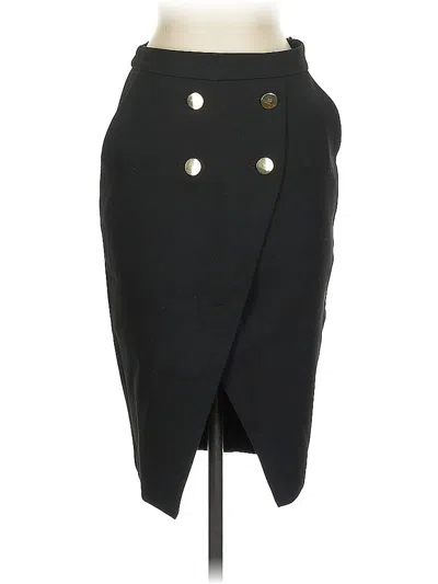 Pre-owned Zara Basic Formal Skirt In Black