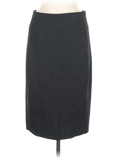 Pre-owned Zara Basic Formal Skirt In Black