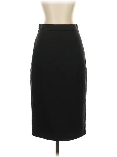 Pre-owned Zara Basic Formal Skirt In Black