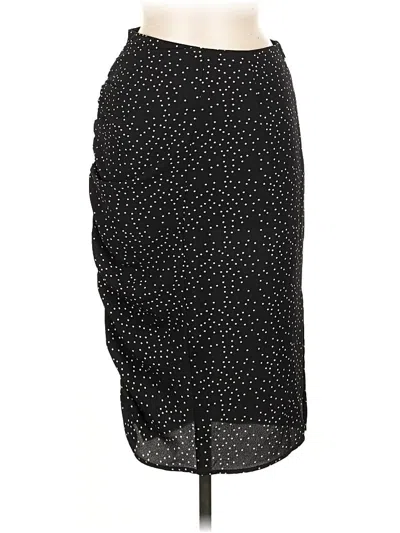 Pre-owned Zara Basic Formal Skirt In Black