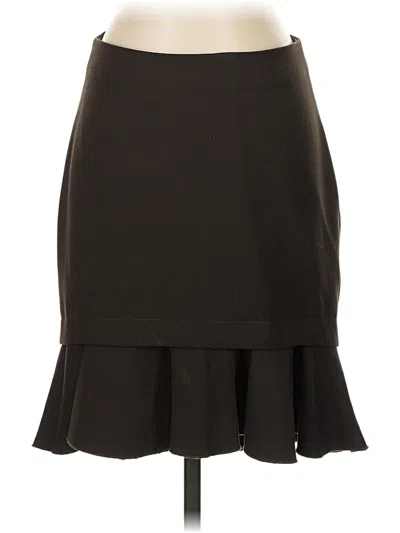 Pre-owned Zara Basic Formal Skirt In Black