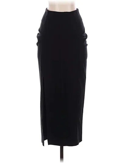 Pre-owned Zara Basic Formal Skirt In Black
