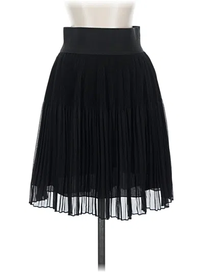 Pre-owned Zara Basic Formal Skirt In Black