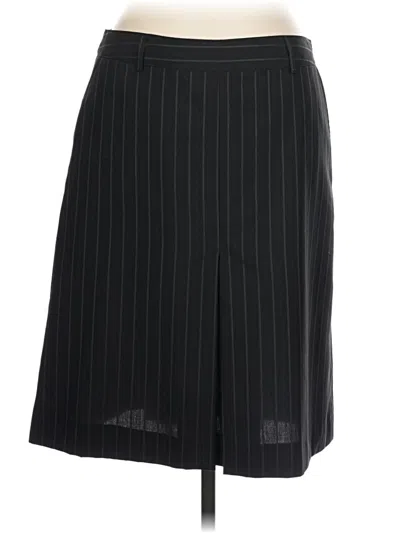Pre-owned Zara Basic Formal Skirt In Black