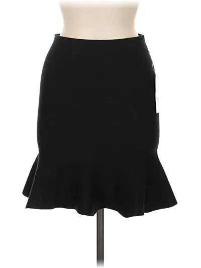 Pre-owned Zara Basic Formal Skirt In Black