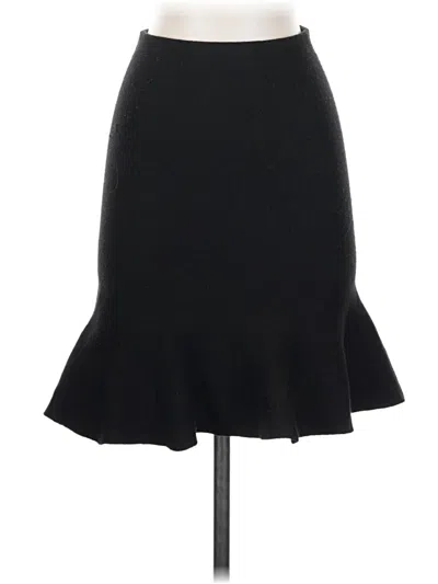 Pre-owned Zara Basic Formal Skirt In Black