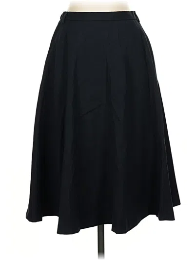 Pre-owned Zara Basic Formal Skirt In Black