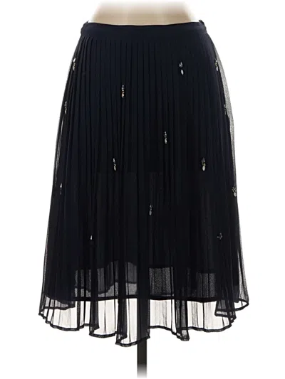 Pre-owned Zara Basic Formal Skirt In Black