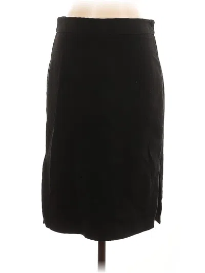 Pre-owned Zara Basic Formal Skirt In Black