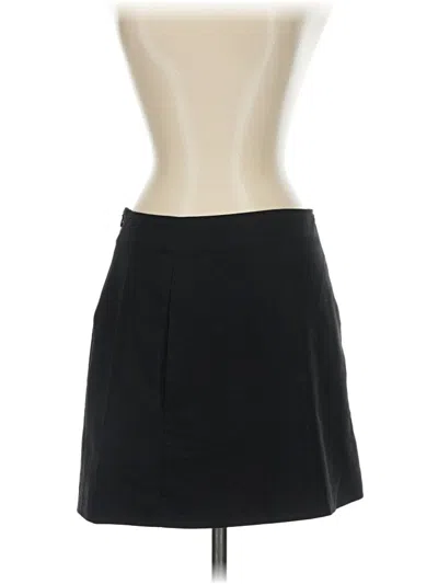 Pre-owned Zara Basic Formal Skirt In Black