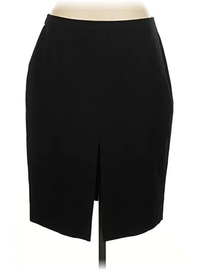 Pre-owned Zara Basic Formal Skirt In Black