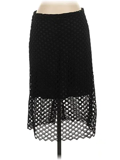 Pre-owned Zara Basic Formal Skirt In Black