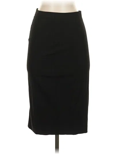 Pre-owned Zara Basic Formal Skirt In Black