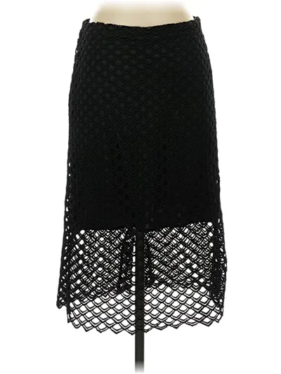 Pre-owned Zara Basic Formal Skirt In Black