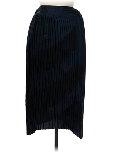 Pre-owned Zara Basic Formal Skirt In Black