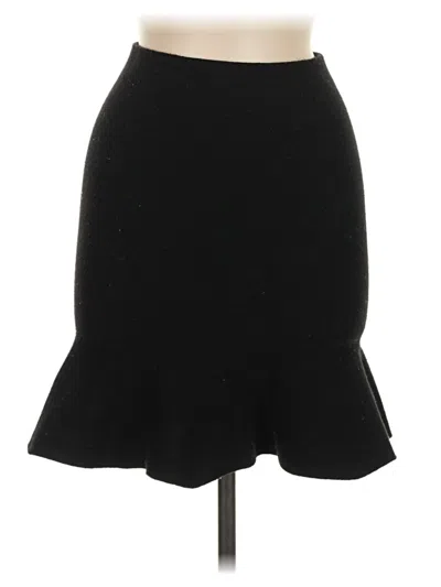 Pre-owned Zara Basic Formal Skirt In Black