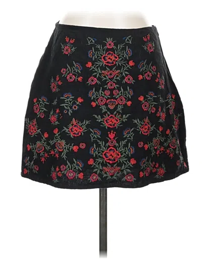 Pre-owned Zara Basic Formal Skirt In Black