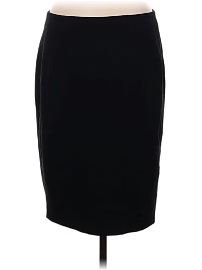 Pre-owned Zara Basic Formal Skirt In Black