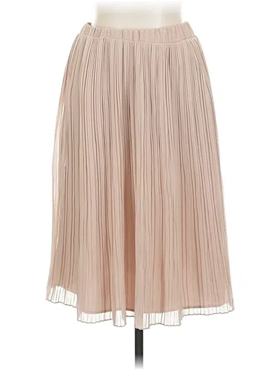 Pre-owned Zara Basic Formal Skirt In Brown