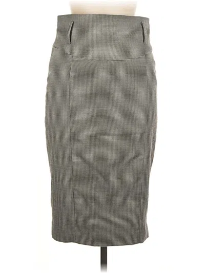 Pre-owned Zara Basic Formal Skirt In Gray