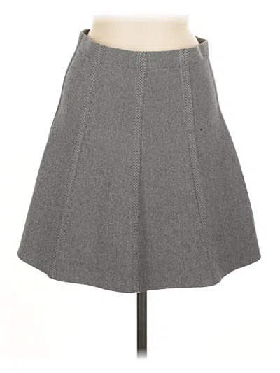 Pre-owned Zara Basic Formal Skirt In Gray