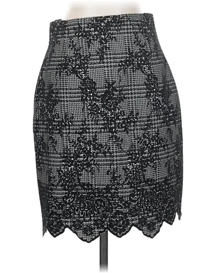 Pre-owned Zara Basic Formal Skirt In Gray