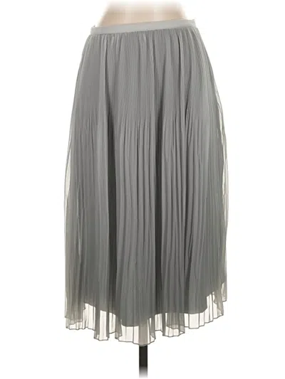 Pre-owned Zara Basic Formal Skirt In Gray