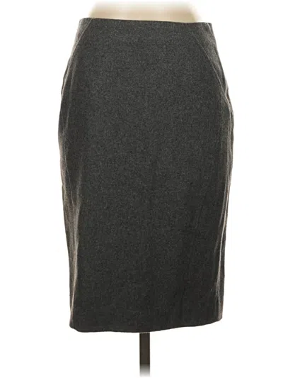 Pre-owned Zara Basic Formal Skirt In Gray
