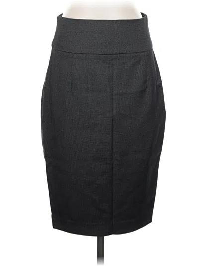 Pre-owned Zara Basic Formal Skirt In Gray
