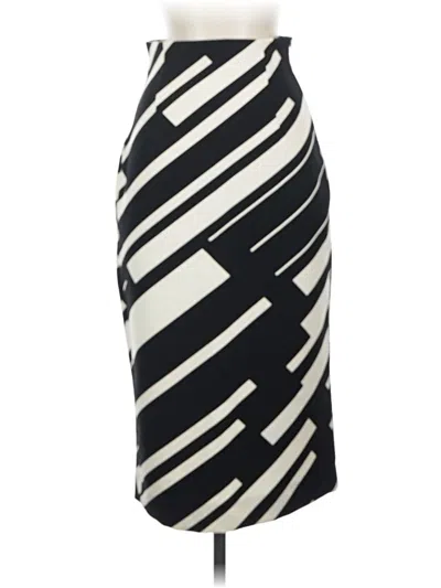 Pre-owned Zara Basic Formal Skirt In Ivory