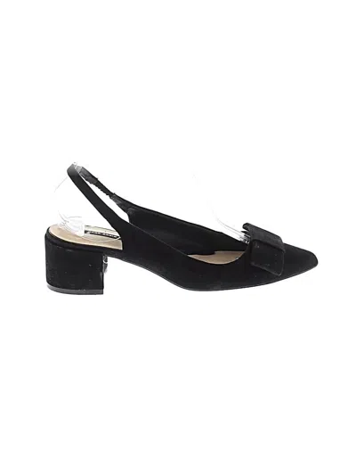 Pre-owned Zara Basic Heels In Black