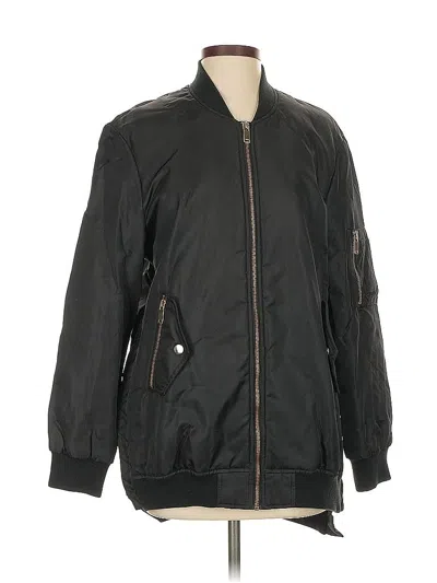 Pre-owned Zara Basic Jacket In Black