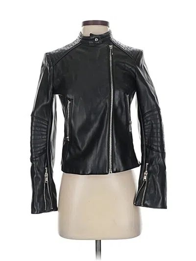 Pre-owned Zara Basic Jacket In Black